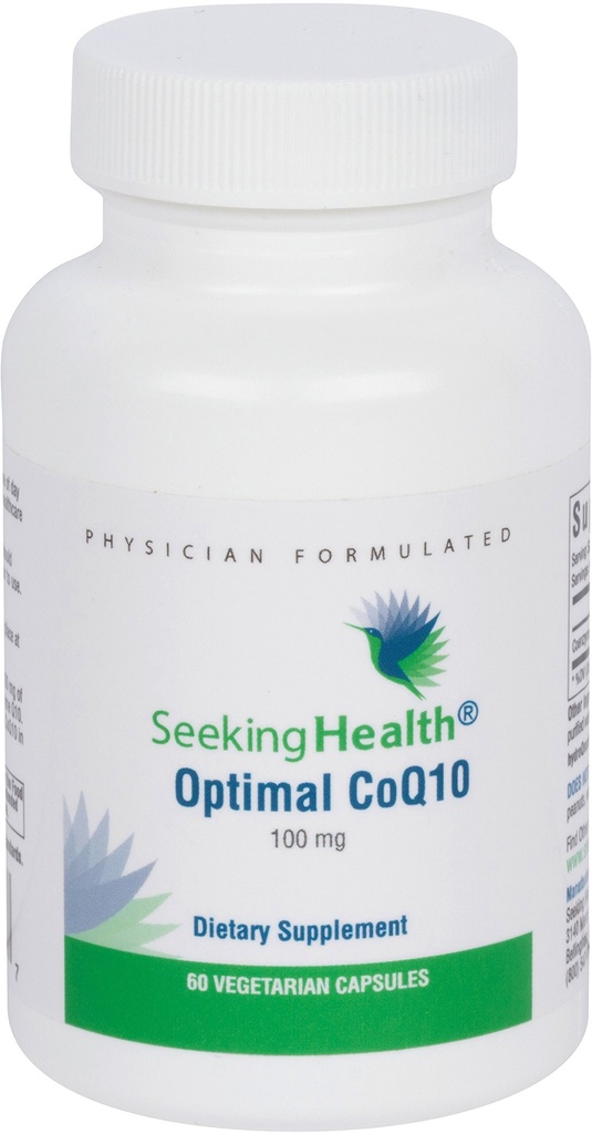 寻求最佳健康 CoQ10, 100 mg Coenzyme Q10 补充剂,抗氧化剂,支持能源生产和心脏健康,蔬菜(60 Capsules)*