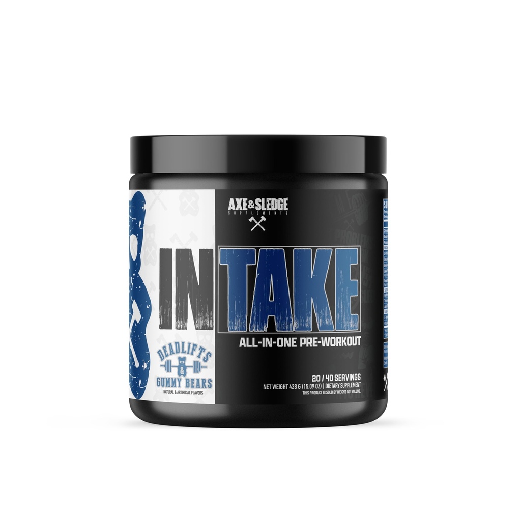 Axe & Sledge All-in-in-One Pre-workout | 300mg Cafeine | L-Citrulline, Beta Alanine, Betaine for Perforce & Focus |  Men  Men 20/40 服务,死车和古米熊