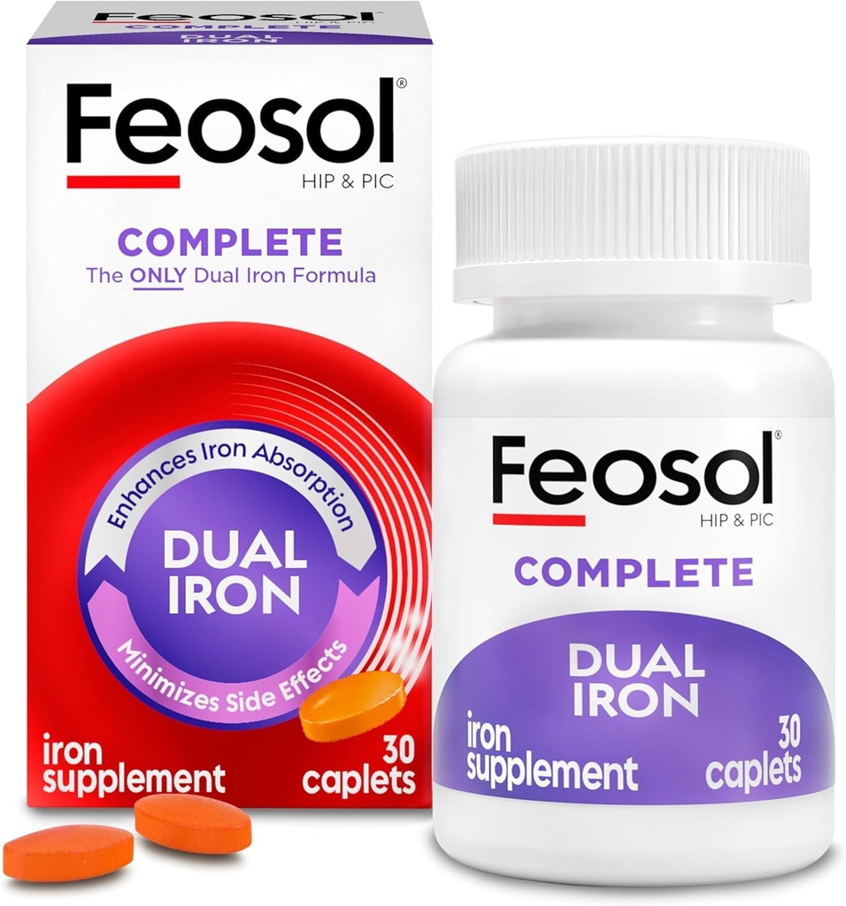 Feosol Bifera 铁卡片 由 Feosol 完成 30 ea