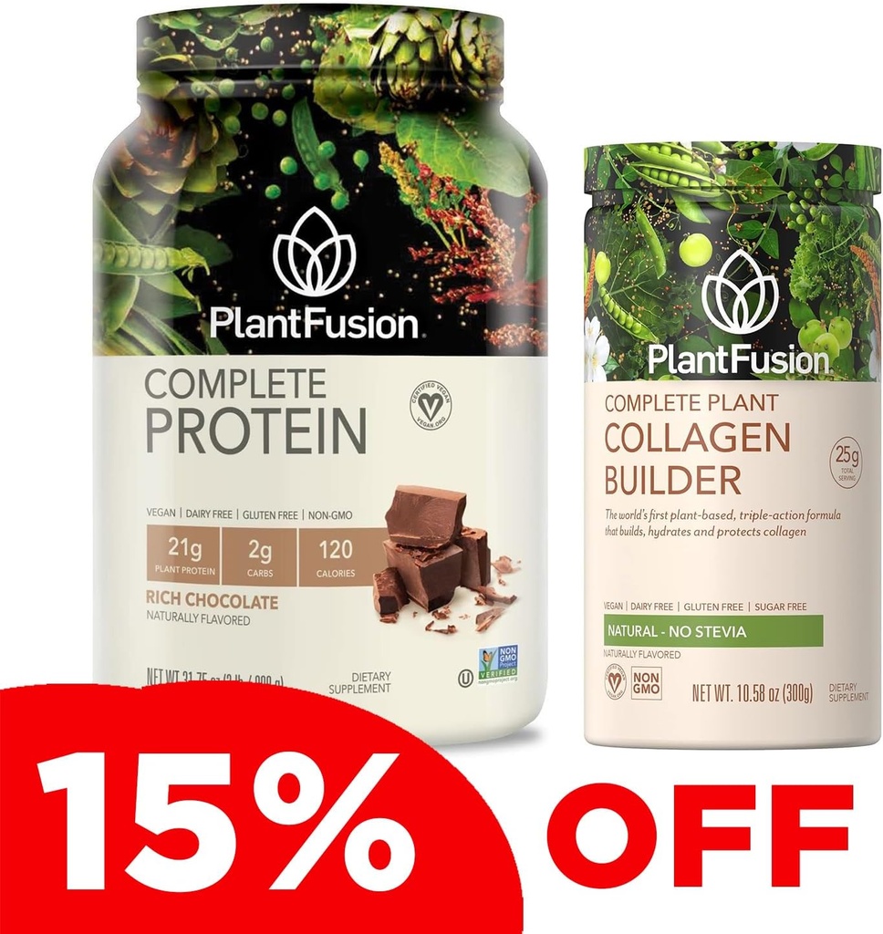 PlantFusion Complete Vegan蛋白粉和Collagen Bundle - Keto, Gluten Free, Soy Free, Non-Dairy, No Sugar, Non-GMO 蛋白质蛋白质粉和Collagen Bundle 蛋白质蛋白质蛋白质和蛋白质蛋白质蛋白质蛋白质蛋白蛋白蛋白蛋白蛋白蛋白蛋白蛋白蛋白