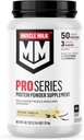 Muscle Milk Pro系列蛋白粉补充剂 Intense Vanilla, 2.54英镑, 14 services, 50g protein, 3g Sugar, 20 Vitamins & Minerals, NSF 体育,工作恢复,包装 May Vary认证