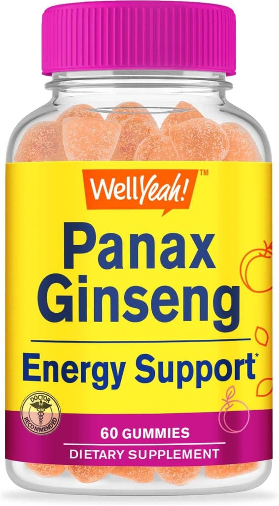 (原始内容存档于2018-03-21) (英语). Wellyeah Panax Ginseng Gummys - 96 mg of Panax Ginseng root scrap per service - 非GMO,天然火焰,Vegan,Gluten-free,Nut-free - 60 Counter