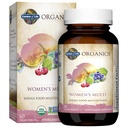 生命有机园 女性有机多维素 - 女性多维素 C, D, Folate, B6, B12, Biotin, Iron, Vegan 女性全食维生素, 能源, 皮肤, 钉子, 60 片