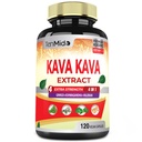 Kava Kava 补编 摘录 Capsules, 与 Ginkgo 、 Ashwagandha 、 Valerian - 放松支持 补编 120 Vegan Capsules