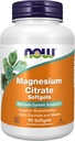 Now Foods Supplements, Magnesium Citrate, with Glycnit & Malate, Nervous System Support *, 90 软胶