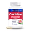 Enzymedica, Candidase, Gentle清洁支持的消化酶, Gut健康与消化, 84 Counter