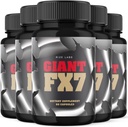 (5 Pack) GiantFX7 Capsules for Men, GiantFX7 增强体力的增量, GiantFX7 提升健康身体的最大力量药丸, GiantFX7 Pastillas Review (300 Capsules).