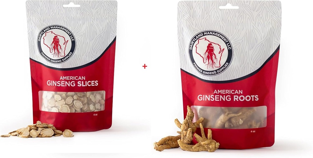 美国奶制品公司 Ginsen Sliess and Roots - 4 oz pack Each of Wisconsin Ginsen - 直接从农民到消费者 QQ