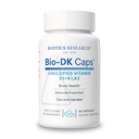 BIOTICS 生物-DK CapsTM – 硫化维生素D和K,维生素D3 125 mcg  & Vitamin K (k1,k2) 550 mcg – MK7 – 维生素D3 K2 K1,强骨,肌肉骨骼强力,健康心和BMI 60 Caps