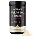 Naturade Weight Loss Shake Meal Controduction, 18 services - 25g 植物蛋白, CLA, Fiber 和 18 维生素和矿物 设计为弯曲刮裂和布斯特 每日营养 - 香草 Creme