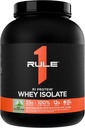规则1 R1蛋白质 Whey Isolate - 有25g蛋白 & 6g BCAA 单自孤立和水解源进行工作回收(5英镑*,巧克力薄荷芯片)