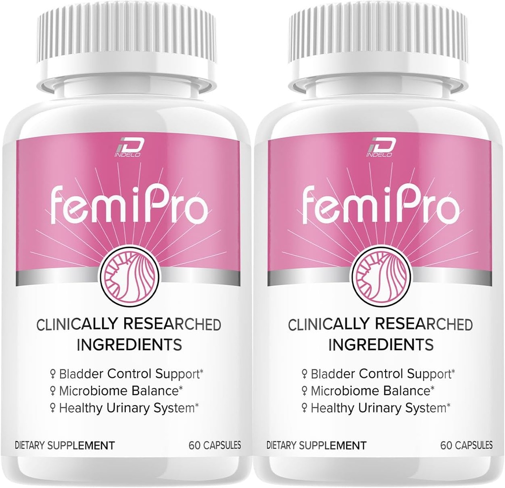 FemiPro 补充剂 -- -- Probiotic Femi Pro Pills,FemiPro 24小时支持微生体 Probiome 尿道控制健康,Femie Pro Reviews(2包120卡普尔)