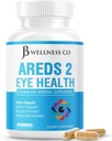 JB 健康 AREDS 2 眼维生素和矿物补充剂,包括Lutein、维生素C、Zeaxanthin、锌和维生素增强远景补充剂-60个