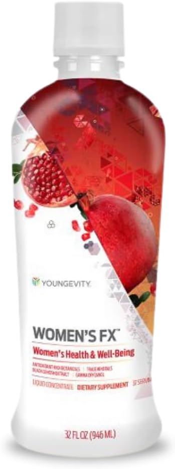 年轻女性 FX 与黑色 Cohosh, 32 Oz – 自然补充饮料 - 更年期救济和全能,一瓶维生素