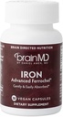 BRAINMD 阿门·铁博士 - 30 Capsules - 支持能源生产,认知函数和基因调控 - 优雅和容易吸收 - Gluten Free - 30 services