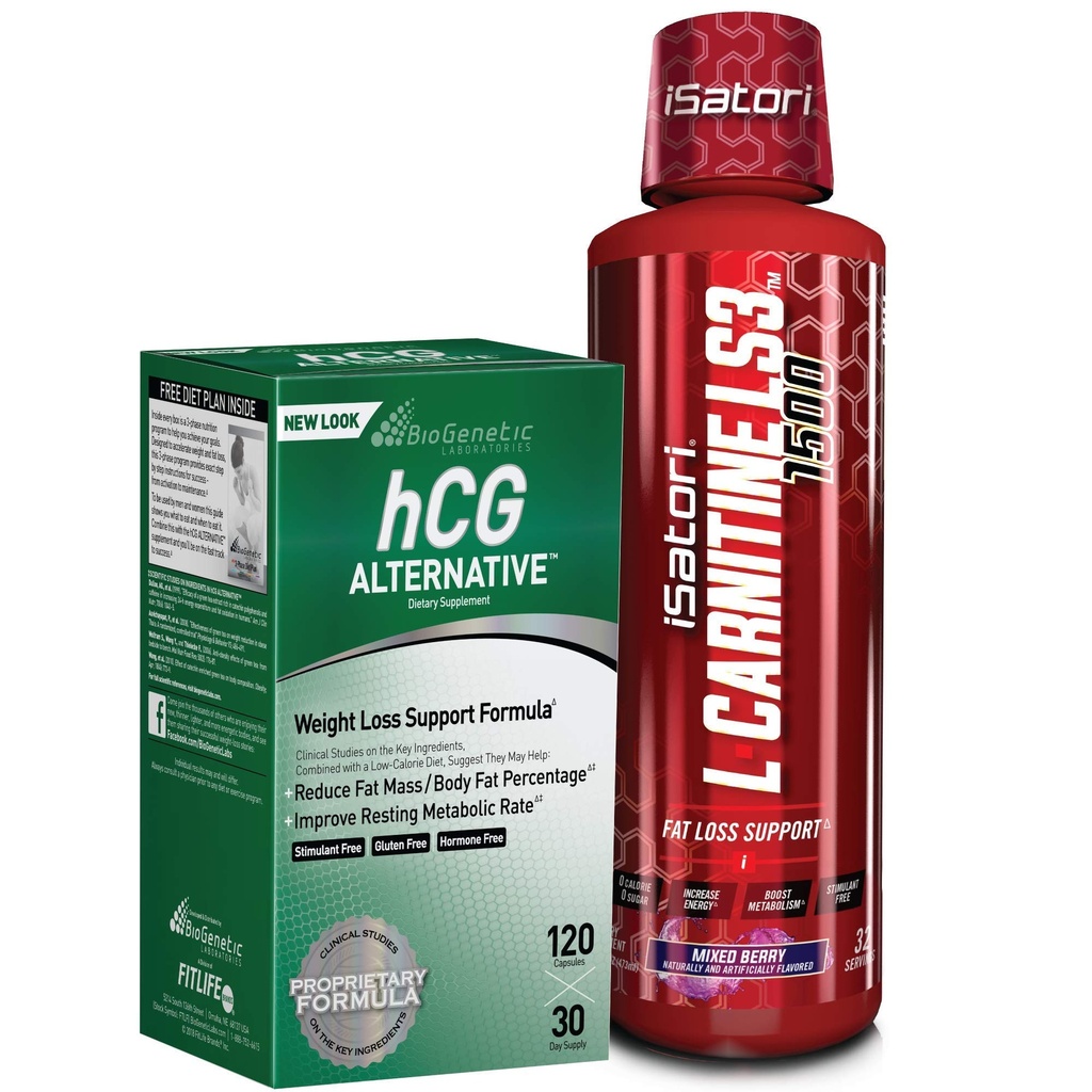 iSatori L-Carnitine LS3 混合Berry 1500mg(32架)和生物遗传实验室