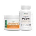 Jigsaw Health Bundle + 肾上腺鸡尾酒,60名服务员(Jar)和MgPure Malate,120名卡普尔