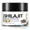 Shilajit Resin, Shilajit for Men and Women, Shilajit Pure Himalayan Organization - 600mg Potency Gold级, 85+ Trace Minerals, Fulvic & Humic Acid, 代表Stamina, 豁免和力量, 50名服务人员(30g)