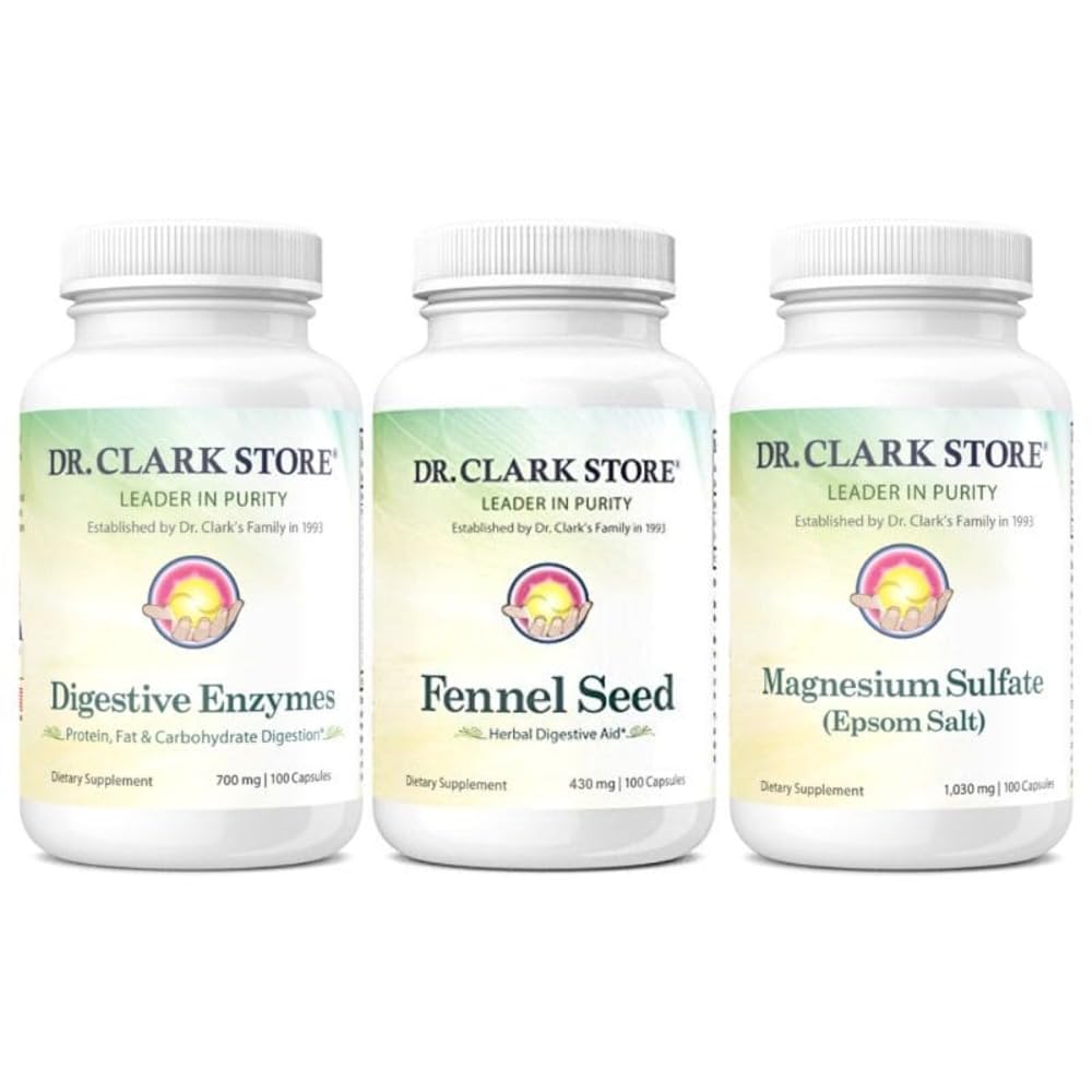 Clark Store Flat Tummy & Debloating Kit 博士 – 自然消化支持布洛丁救济,平胃与改善古特健康