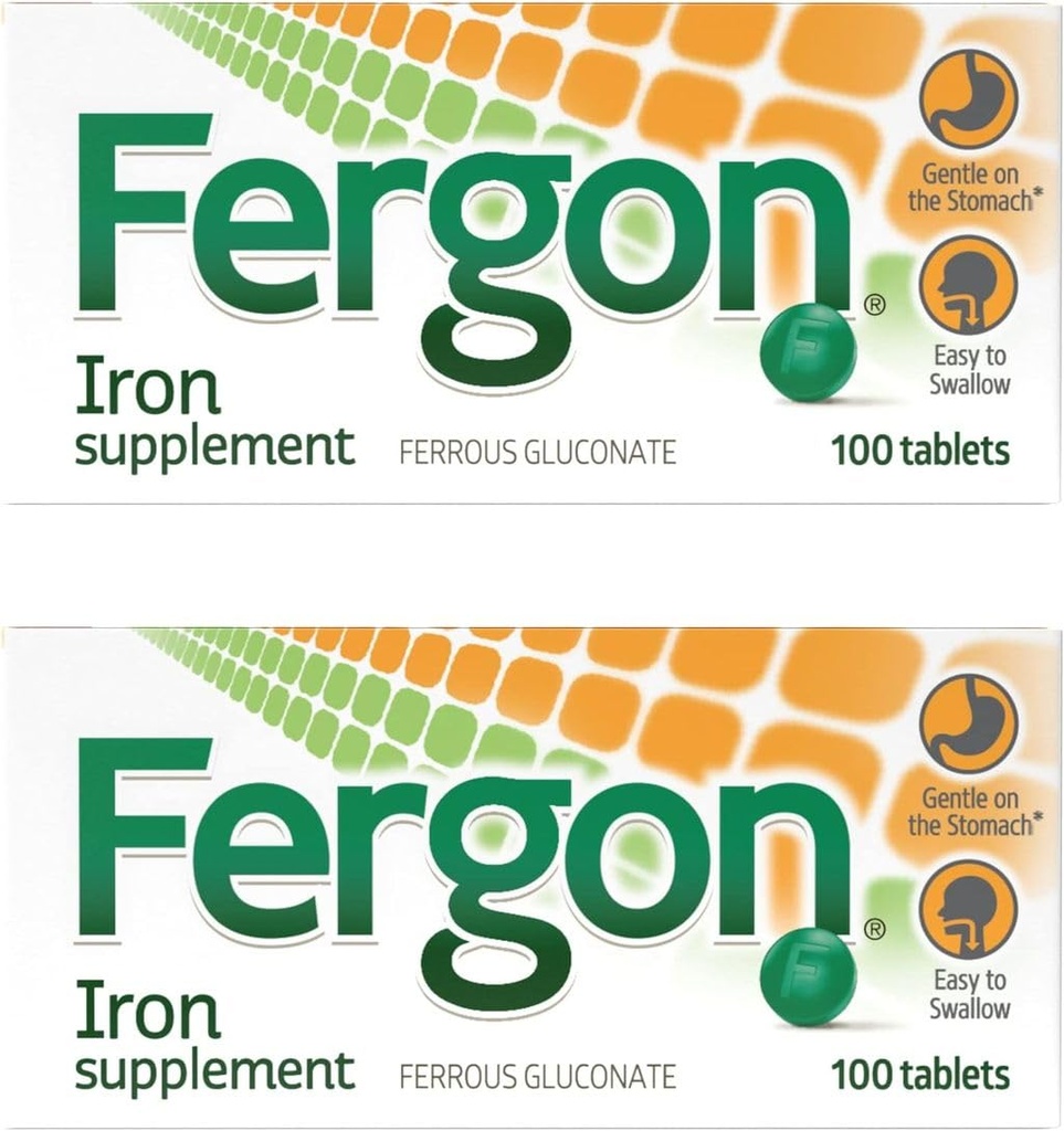 Fergon HighPotency Iron 高溶性和易溶性,27毫克铁,100片