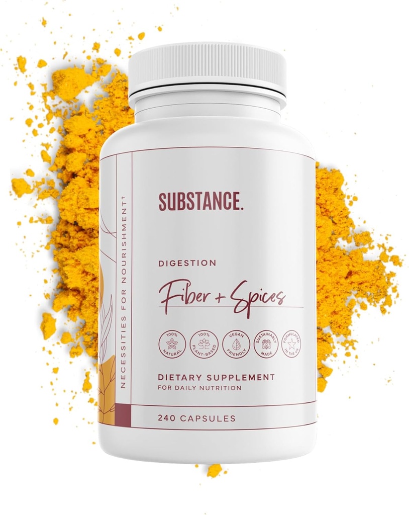 - 自然纤维和消化井的香料 - 支持Colon Cleanse - 与Psyllium Husk, Flax种子 & Ginger 共同设计 - 饮食纤维补充 - Vegan - 友好 - 240 Capsule