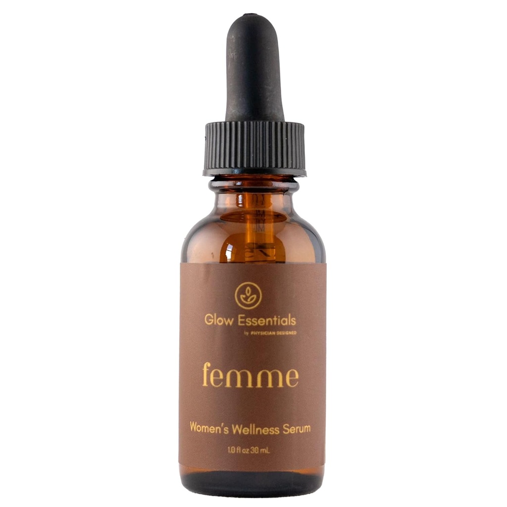Physician Designed Femme - Topical Progesterone Serum | hormone balance for women | 20 mg of bioidentical USP progesterone | 1 FL oz 30 mL