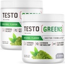 (2 Pack) Testo Greens粉 - Testo Greens粉 - Testo Greens粉 - Testo Greens粉 - Testo Greens 高级公式 Testo Greens 高级公式 Testo Greens 所有自然公式 Testo Greens Power Reviews, 60 services for 2 mons