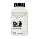 NutraBio Ashwagandha KSM-66 Ashwagandha 压力、泥液和性能补充剂
