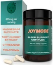 JOYMODE 成人睡眠援助补充剂(60 cm),配L Theanine, Melatonin & 125mg 镁 Glycnit,500mg Tart Cherry 提取自CherryPure 支持睡眠