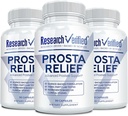 经核实的Prosta Relief -- -- Saw Palmetto和Bioperine -- -- 前列腺健康;Bladder & Urinary健康、驱动和性能;纯天然,90 Capsules(第3包)