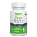 Igennus clean Biotin 10,000mcg, 高概率维生素B7, Lab 校验, Vegan, 1-a-day, Small Easy to Swallow Capsules, No After Taste or Smell, 伪素