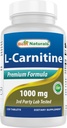 Best Naturals L-Carnitine Fumarate 每块石碑1000 mg - 120 计数 - 靴状细胞能量