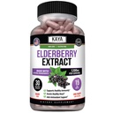 Kaya Naturals Elderberry Immune支持 - 长老莓提取,富含抗氧化剂的维生素Premium, 1200mg Immune System Booster Sambucus Capsules - 30 Counters