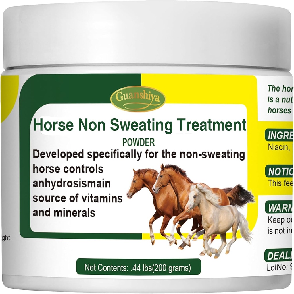 马无汗治疗,促进健康温度调节 止汗,AC,老,Mare,Gelding,Anhidrosis,一个热夏日使用