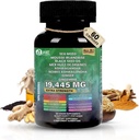 Sea Moss Capsules (Ginger) | 60 Capsules | 60 Capsules | 爱尔兰摩斯与黑籽油, Ashwagandha & Ginger | Seamoss 超级食品促进能源,豁免,联合与皮肤健康 | Vegan,非GMO 补编