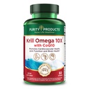 Krill Omega 10X 更多 EPA & DHA 与来自纯净产品的 CoQ10 超级公式. 60个软件