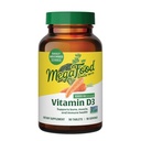 Megafood Vitamin D3 1000 IU (25 mcg) - 配有真实食物,免疫支持,支持骨骼,牙齿和肌肉,蔬菜,无葡萄糖,非GMO,Kosher – 90块餐具,90个服务品