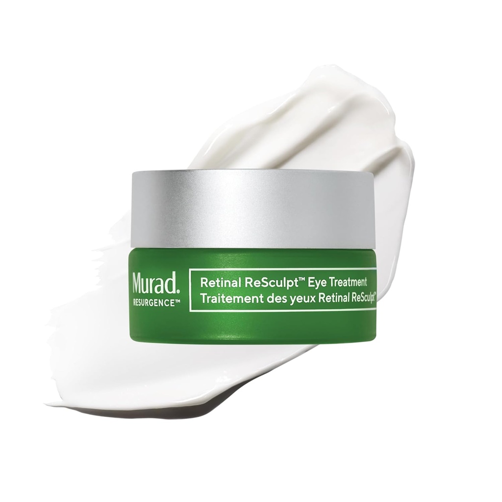 Murad Retinal ReSculpt 眼球提升治疗 - 戴着封装的视网膜,Gentian root, & Oat-firming Film for Youngful Eyes - Tightens Droopy Lids & Under-Eye Bags - 0.5 Fl Oz