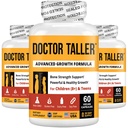 营养最好的医生Taller - 高成长公式 - 支持高度增长和豁免 - Keto与钙,维生素D3,维生素K2,氨基酸和草药用于儿童(8+) - 3 Pack → 3个月供应
