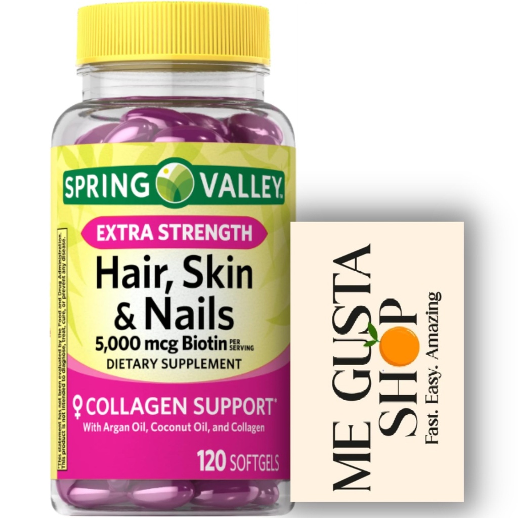 外加强力头发、皮肤和钉子 饮食泉谷补充剂、Biotin、Collagen、Gelatin 120 cm 包括药丸组织者