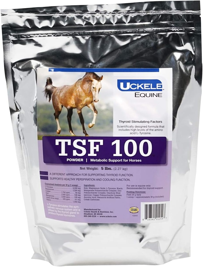 Uckele Equine TSF 100 元件支持粉末, 5英镑袋