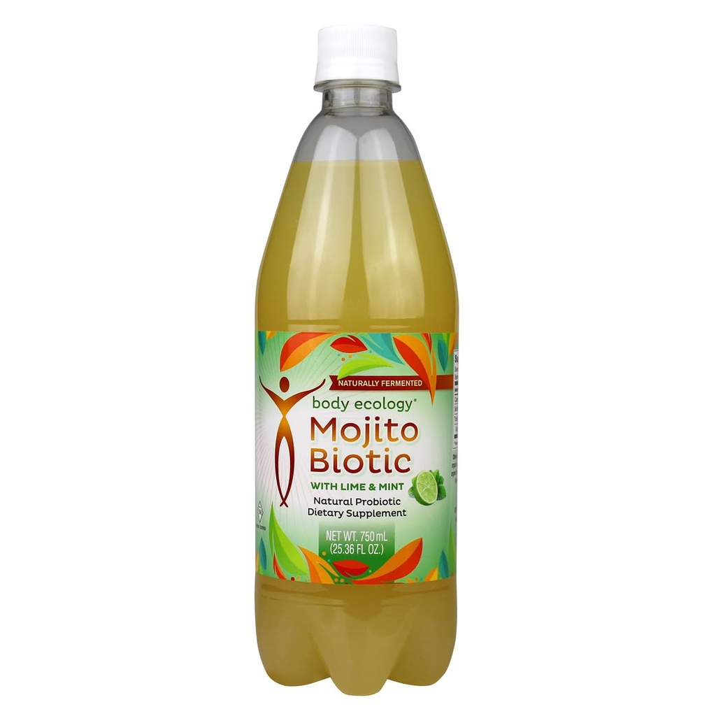 身体生态学 Mojito Biotic – Keto-Friendly, 低碳亲生饮料, May 帮助 Curb 糖浆。 25oz瓶