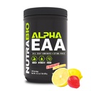 NutraBio Alpha EAA - 全日氨基酸促进肌肉生长和水分 - 基本氨基酸 含诺特罗品和适应剂 - 全谱EAA BCAA粉 - 30 services - 草莓柠檬