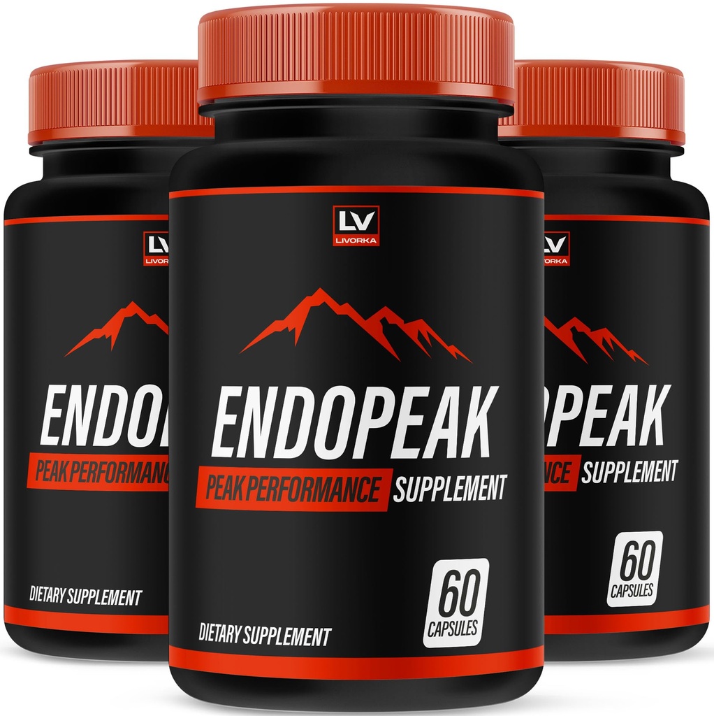LIVORKA(3 Pack) Endopeak - 男子用Endopeak药丸,Endopeak Capsules, Endopeak Male Performation, Endopeak Supplements, Endopeak Male Pills,180 Capsules 3个月