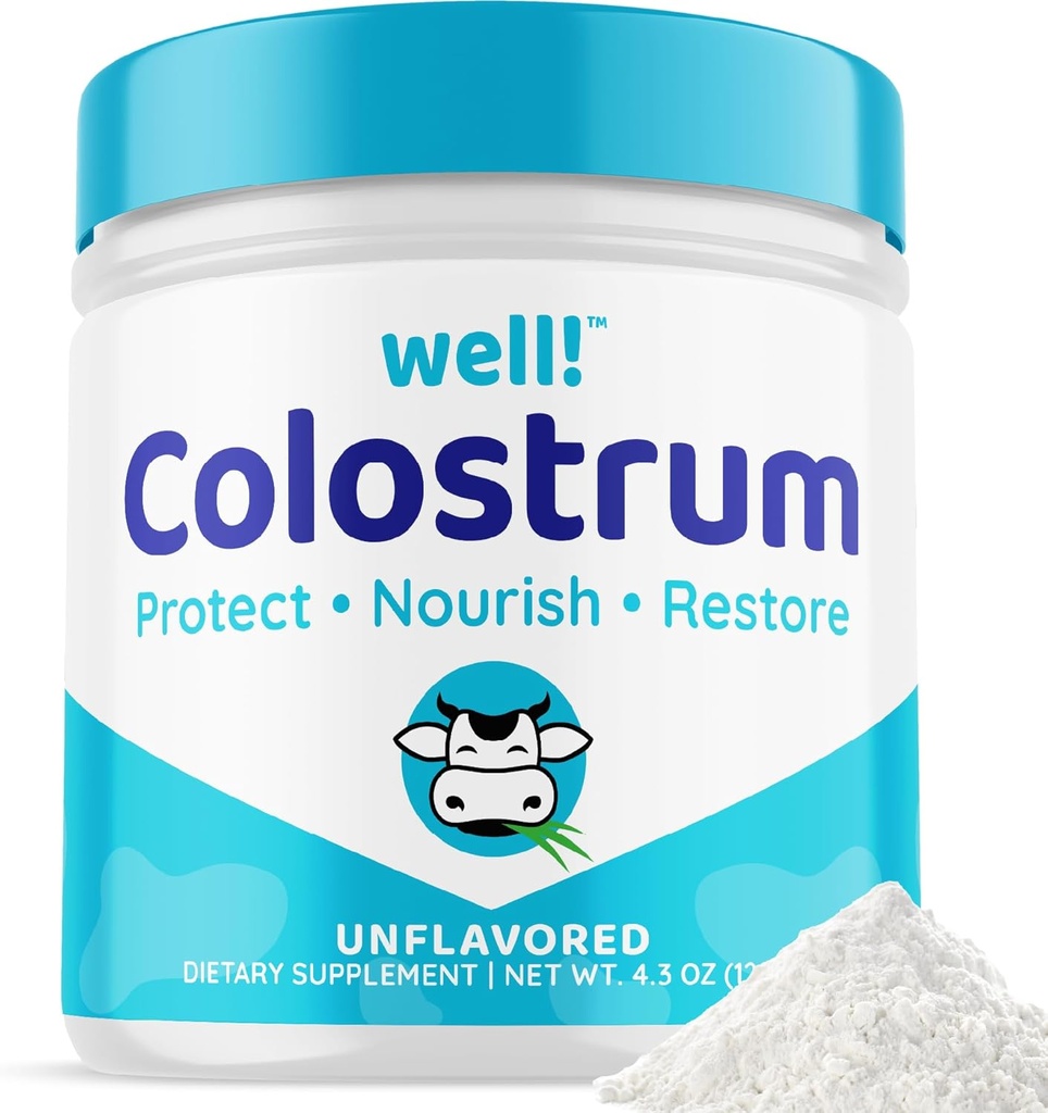不错! Colostrum Gut Health, Hair growth,Beauty & Immune Support - 方便混合 草-Fed Bovine Colostrum Powder - 抗氧化剂 - 高IgG + ImmunoLin, 不受欢迎,60种服务