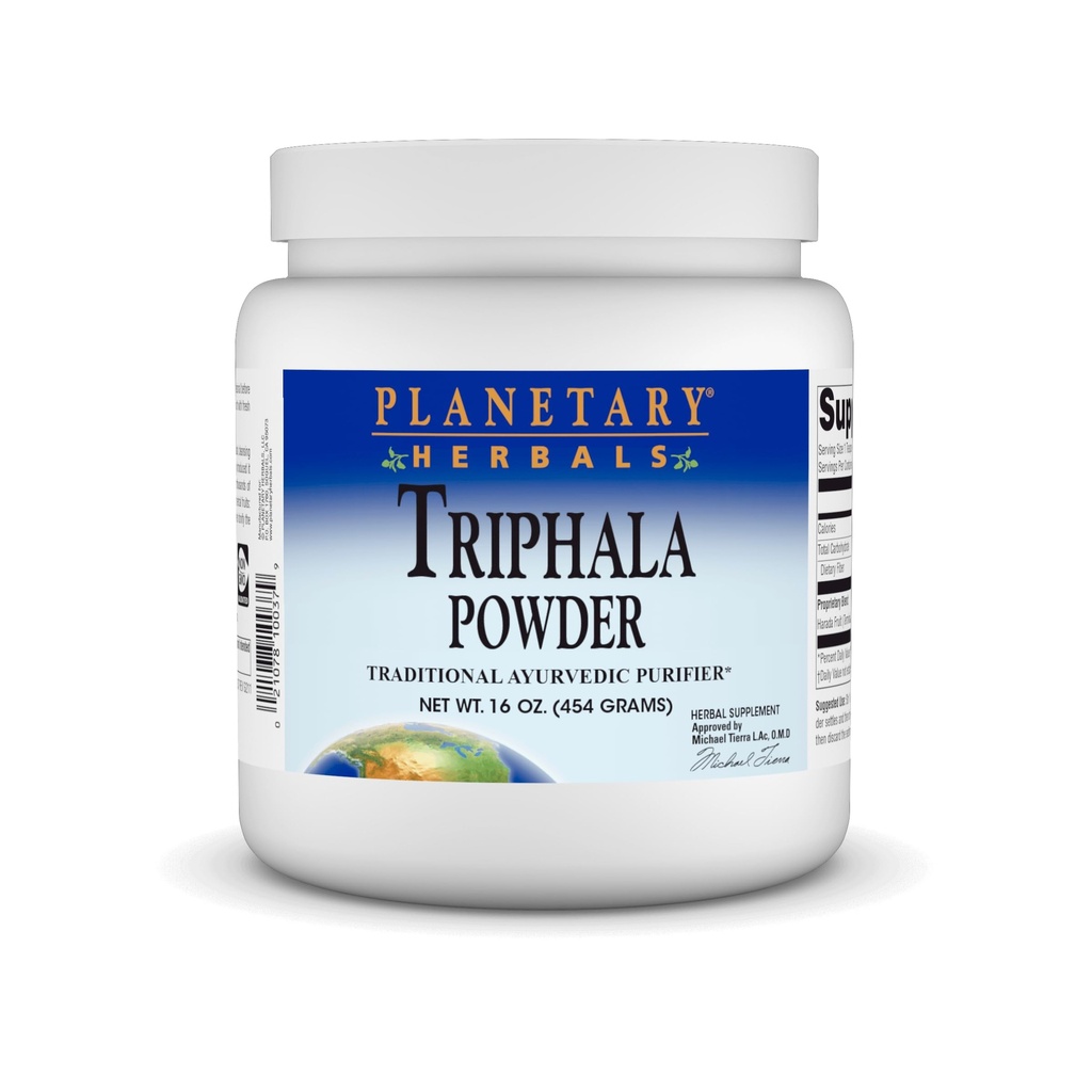 行星草本植物:Triphala 16 oz. 粉点