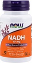 现在食品 NADH 配有 Ribose, 10 mg, 60 Vcaps