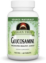 来源 天然 Vegan True Glucosamine,促进健康关节*,750毫克 - 60片