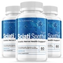 (3 Pack) Sciatisoothe Sciati Soothe Nerve Health, Sciatisoothe Capsules Vitamins, Sciatisoothe 高级整体健康支持最大强力公式美国(180 Capsules)