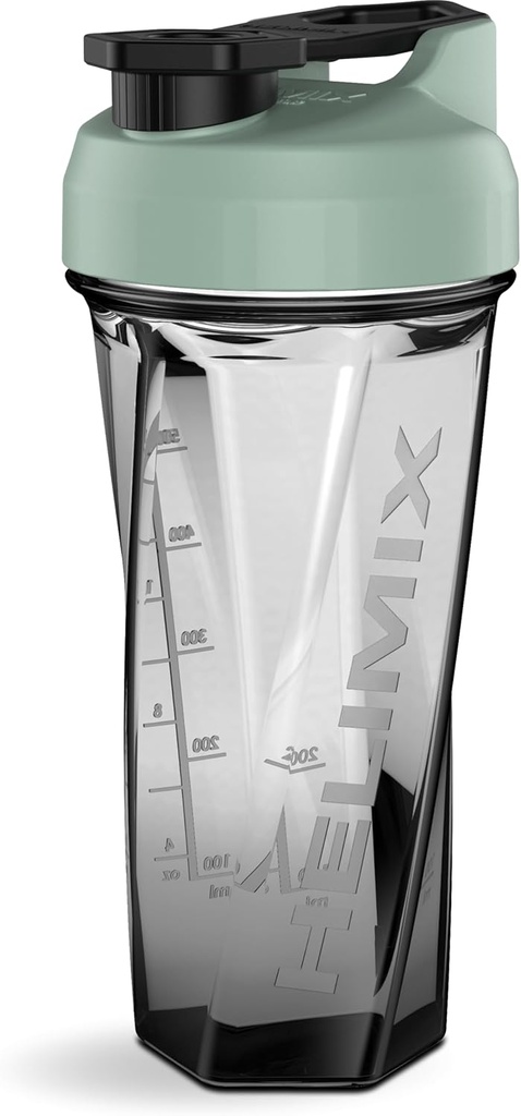HELIMIX 2.0 Vortex Blender 摇摆瓶 握着最多28oz $Q 无摇摆球 或 Whisk $Q USA 制造 → Portable Pre Workout Whei 蛋白质饮料摇摆杯 → Mixes Cocktails splikes → Top Rack Safe
